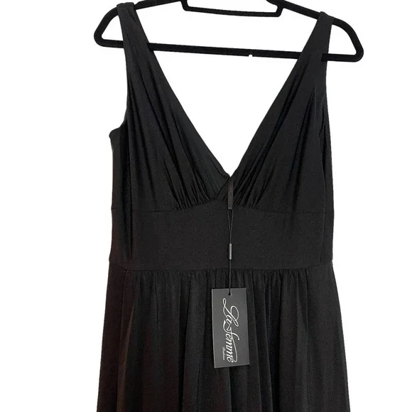 NEW LA FEMME Women's Black Dress Size 12
